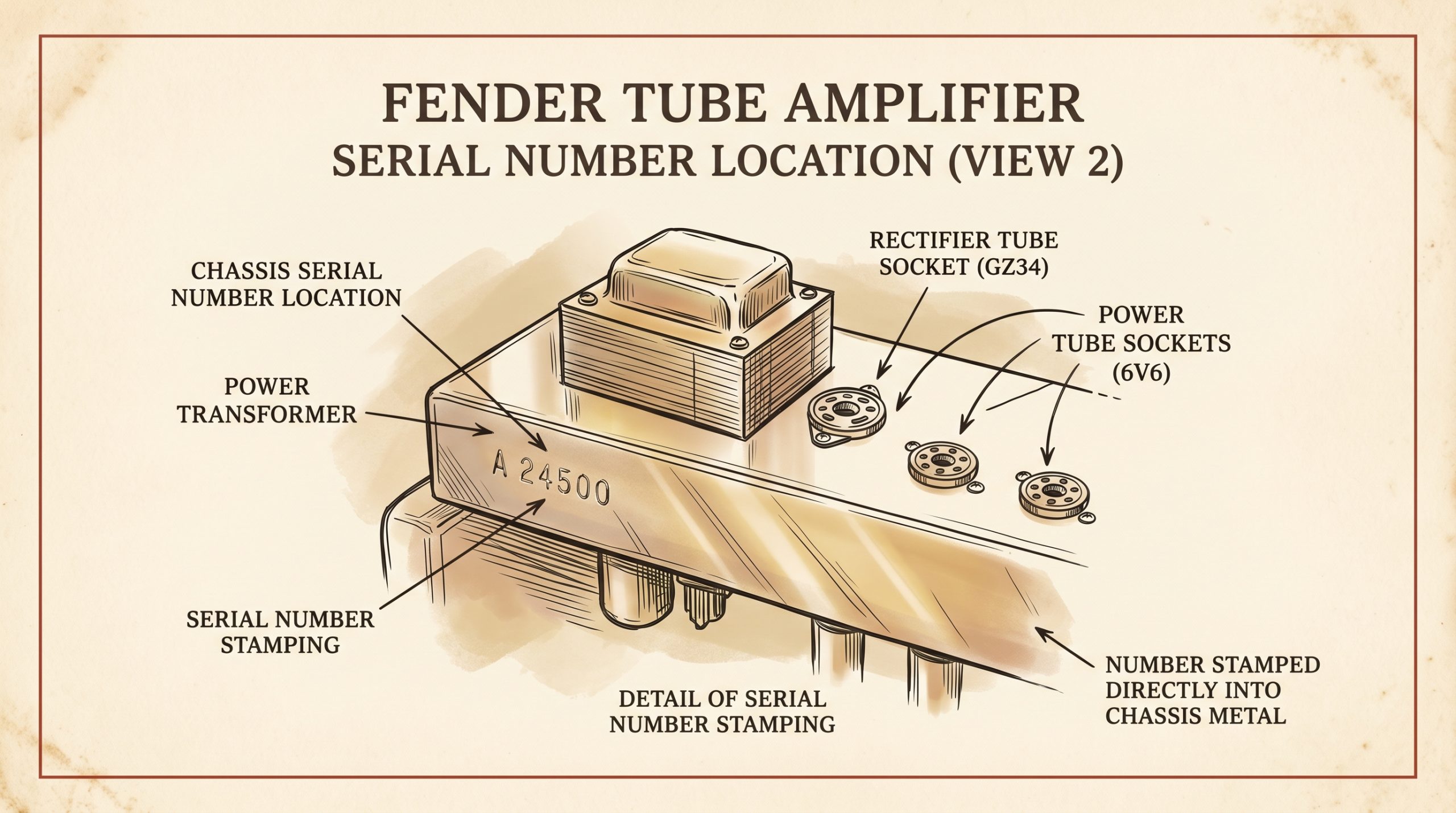 fender tube amp serial number detail 2