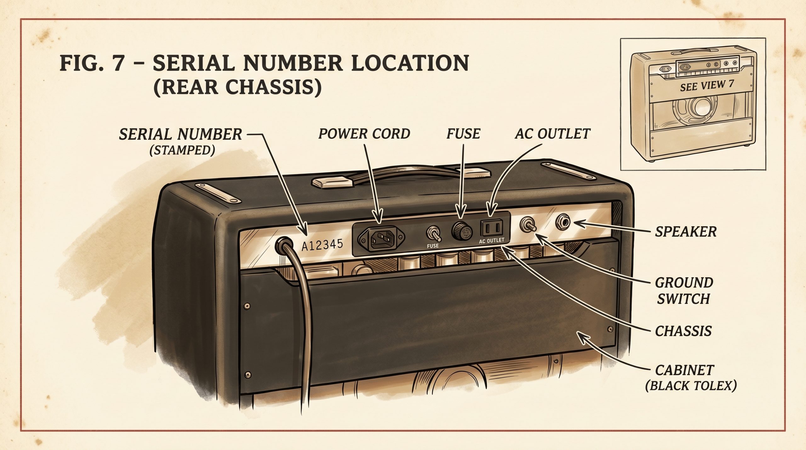 fender tube amp serial number detail 7
