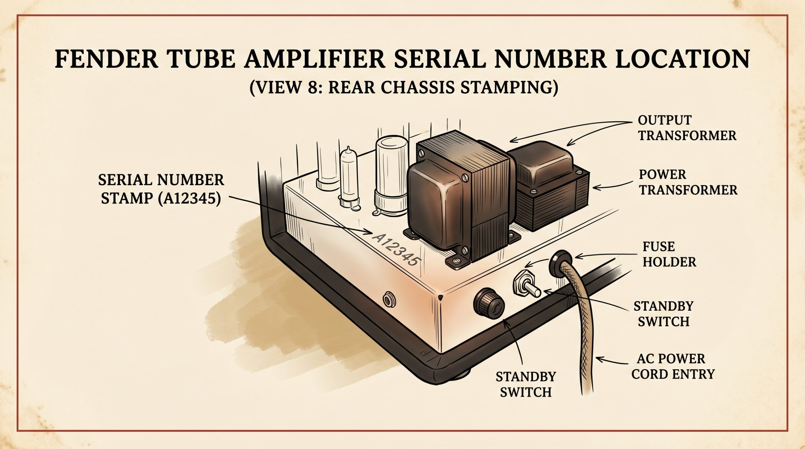 fender tube amp serial number detail 8