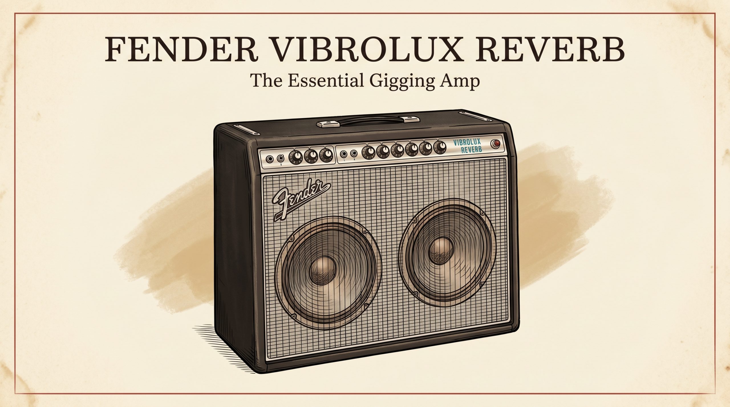Fender Vibrolux Reverb blackface combo amp 1966 vintage
